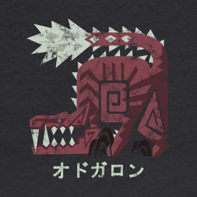 Monster Hunter World Odogaron Kanji Icon by StebopDesigns